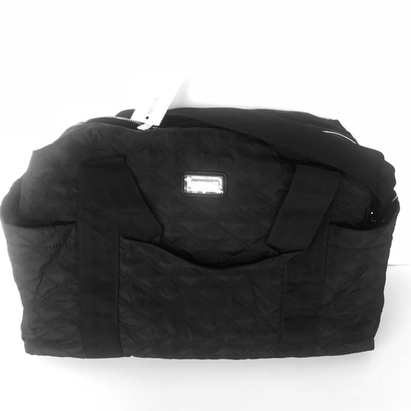 Madden Girl Quilted Weekend Tote / Travel Bag — Like New - Picture 6 of 15